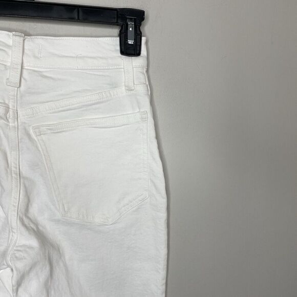 MADEWELL Jeans Women 23 The Perfect Vintage White Raw Hem High Rise NO662 - Picture 9 of 14